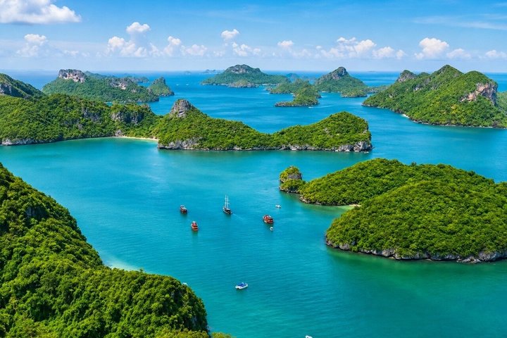 Ang Thong National Marine Park Speedboat från Koh Samui