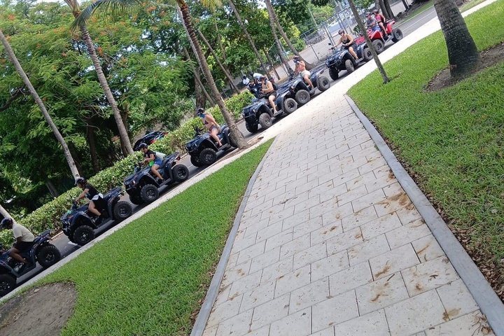 Guided ATV Nassau Tour Beach Stop Hotel and Port Pickup Samples
