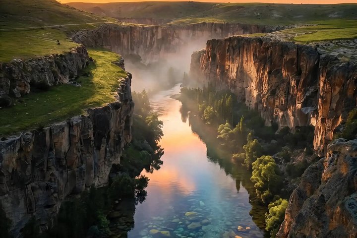 Visite verte de la Cappadoce avec le lac Derinkuyu Nar et la vallée de l'Ihlara