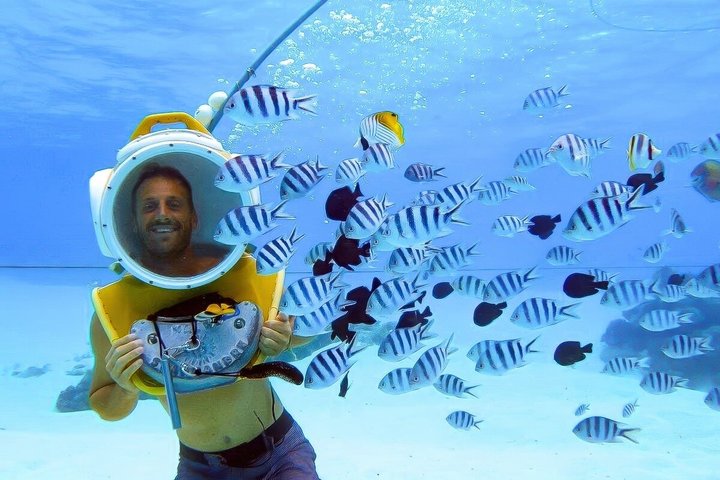 Aqua Safari prima immersione in casco (Scuba)