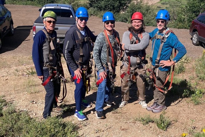 Aventura en tirolina en Steamboat Springs