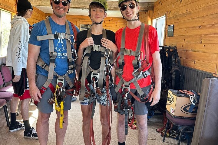 Aventura en tirolina en Steamboat Springs