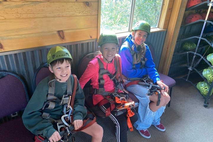 Aventura en tirolina en Steamboat Springs
