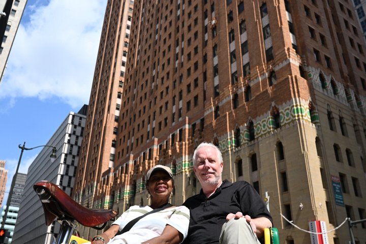 Detroit Begeleide Pedicab Tour Verken de stad in comfort
