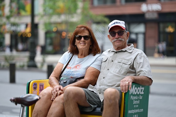Detroit Begeleide Pedicab Tour Verken de stad in comfort