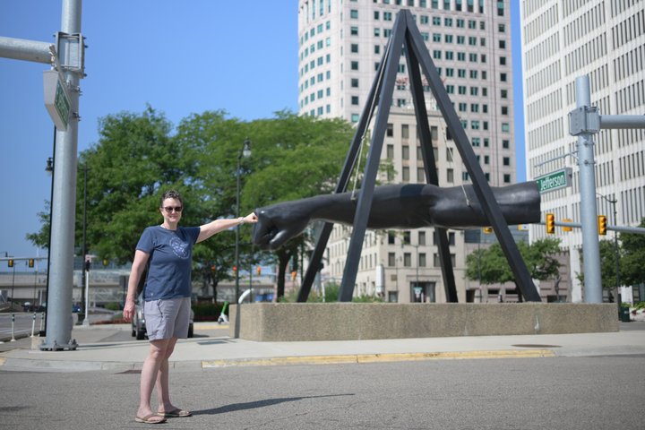 Detroit Begeleide Pedicab Tour Verken de stad in comfort