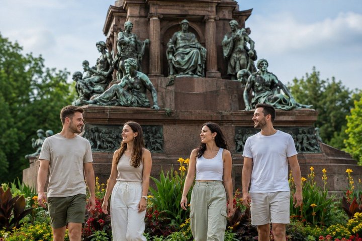 Segreti di Mannheim: Caccia al tesoro guidata da sé e tour a piedi