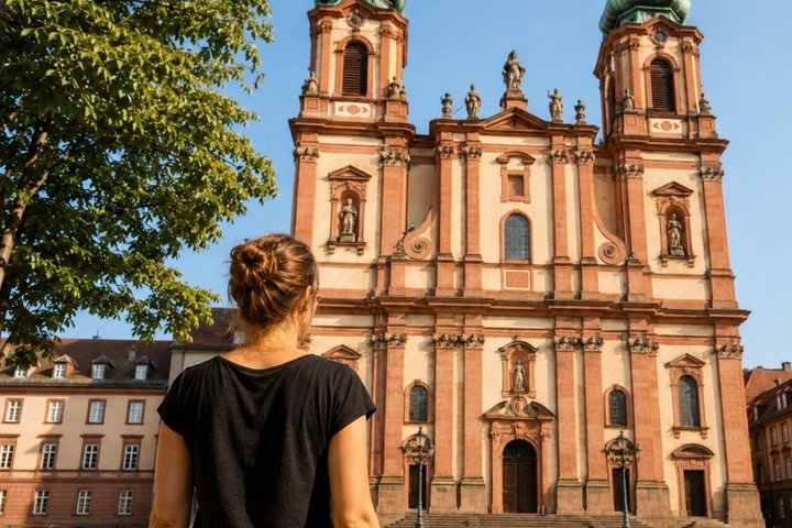 Segreti di Mannheim: Caccia al tesoro guidata da sé e tour a piedi