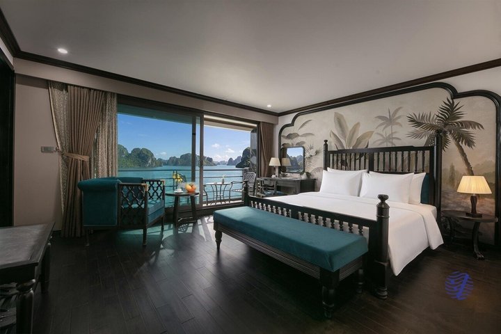 2 - Day Ha Long-Lan Ha Bay-Bai Tu Long Bay 5 Sterne Kreuzfahrten und Balkon