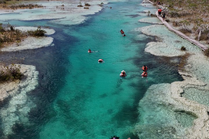 Costa Maya: zeilen naar de Chacchoben- en Bacalar-lagune of Los Rápidos