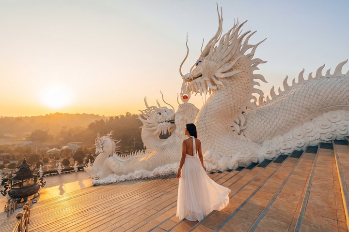Temple blanc de Chiang Rai, temple bleu et bien plus encore depuis Chiang Mai