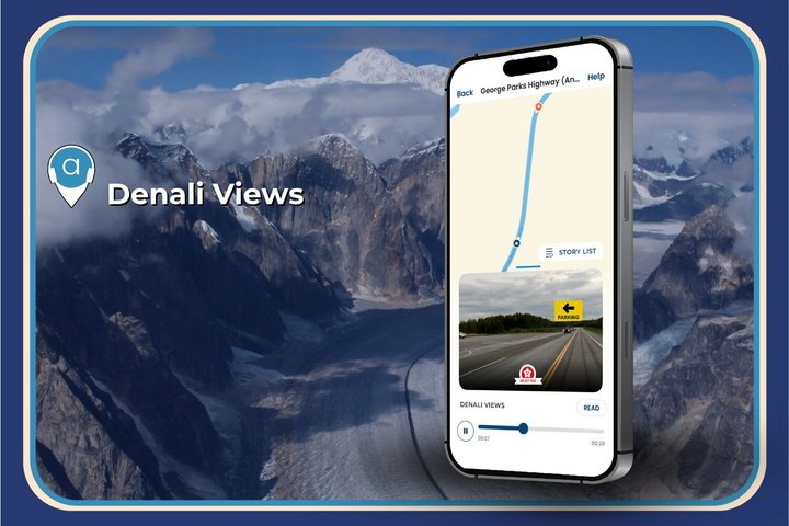 Parks Hwy: Anchorage till Denali Självstyrd GPS-ljudguidad körningstur