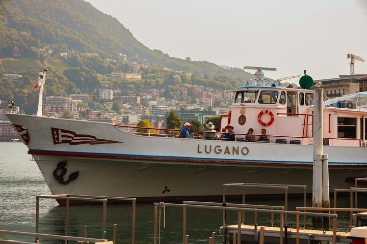 Visite de Côme, Bellagio et Lugano au départ de Milan avec croisière sur le lac de Côme