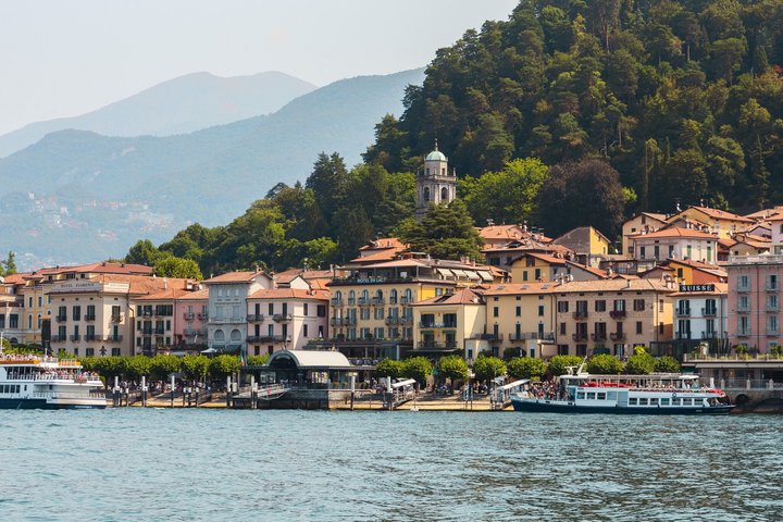 Visite de Côme, Bellagio et Lugano au départ de Milan avec croisière sur le lac de Côme