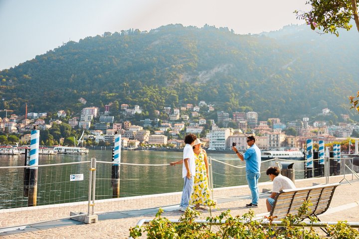 Visite de Côme, Bellagio et Lugano au départ de Milan avec croisière sur le lac de Côme