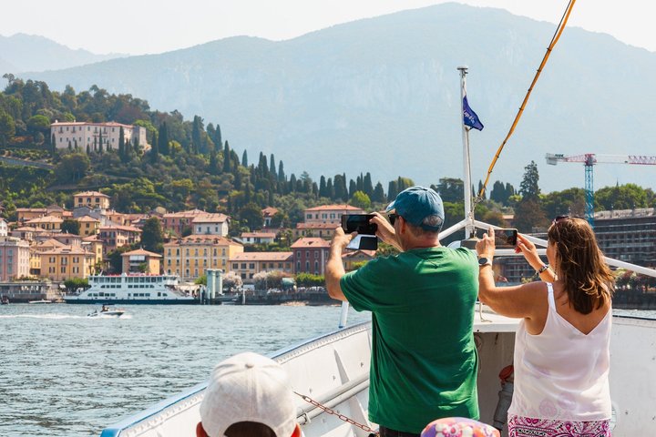Visite de Côme, Bellagio et Lugano au départ de Milan avec croisière sur le lac de Côme