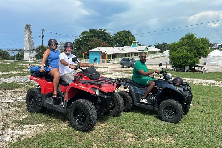 Guided ATV Nassau Tour Beach Stop Hotel and Port Pickup Samples