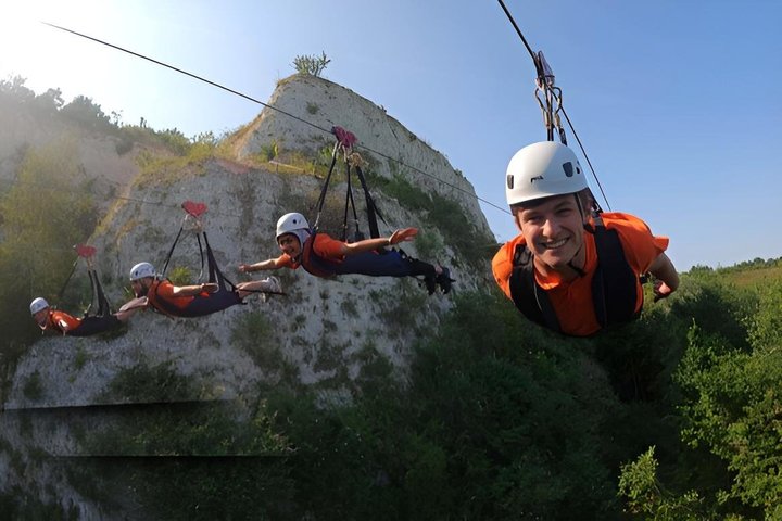 720m zipline-äventyr vid Bluewater – 50 mph-upplevelse i Kent