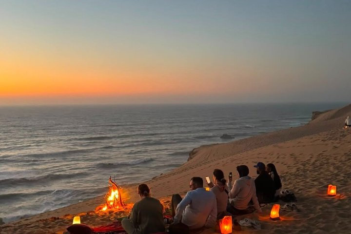 Agadir/Taghazout: Sunset Sandboarding Quad Bike & Marokkansk Middag