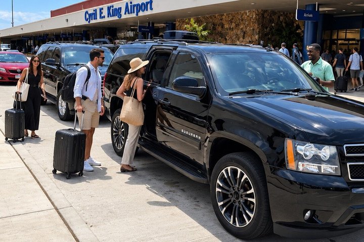 Trasferimenti privati aeroportuali - Solo andata - fino a 4 - St. Thomas USVI