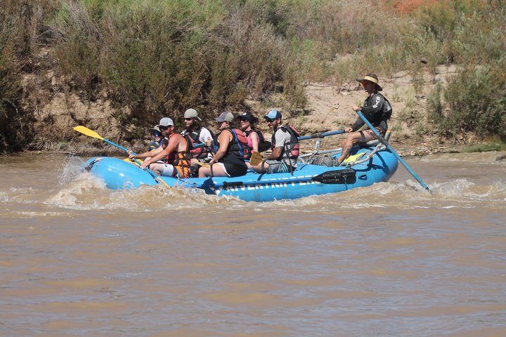 Moab Rivertrippers Escursione di rafting di mezza giornata sul fiume Colorado ~ DIVERTIMENTO!