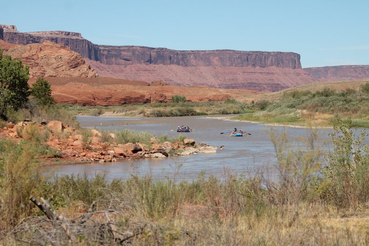 Moab Rivertrippers Escursione di rafting di mezza giornata sul fiume Colorado ~ DIVERTIMENTO!