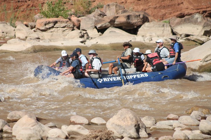 Moab Rivertrippers Escursione di rafting di mezza giornata sul fiume Colorado ~ DIVERTIMENTO!
