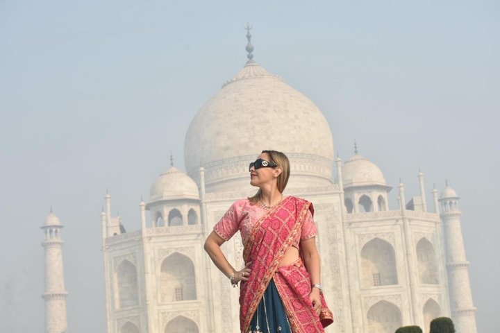 Von Delhi Taj Mahal Agra Ganztägige private Tour