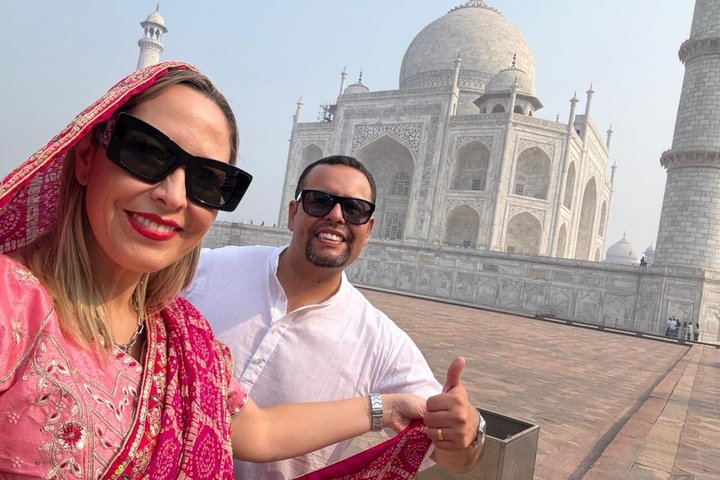 Von Delhi Taj Mahal Agra Ganztägige private Tour