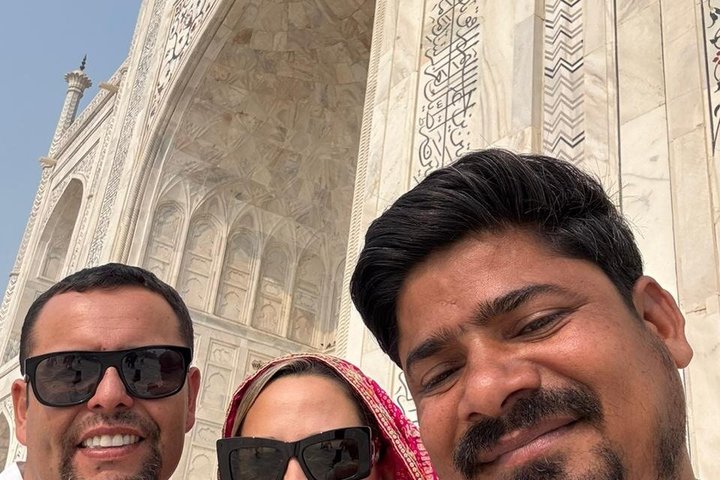 Von Delhi Taj Mahal Agra Ganztägige private Tour