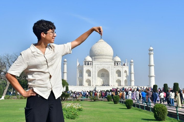 Von Delhi Taj Mahal Agra Ganztägige private Tour