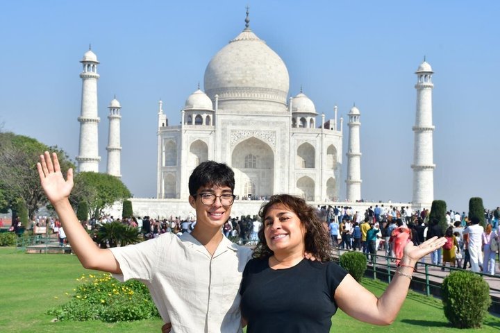 Von Delhi Taj Mahal Agra Ganztägige private Tour