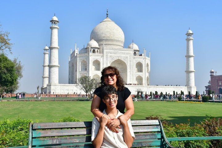 Von Delhi Taj Mahal Agra Ganztägige private Tour