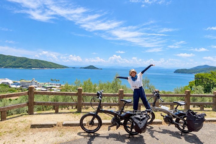 Tour en E-Bike de día completo por Shodoshima : Angel Road & Rice Terraces