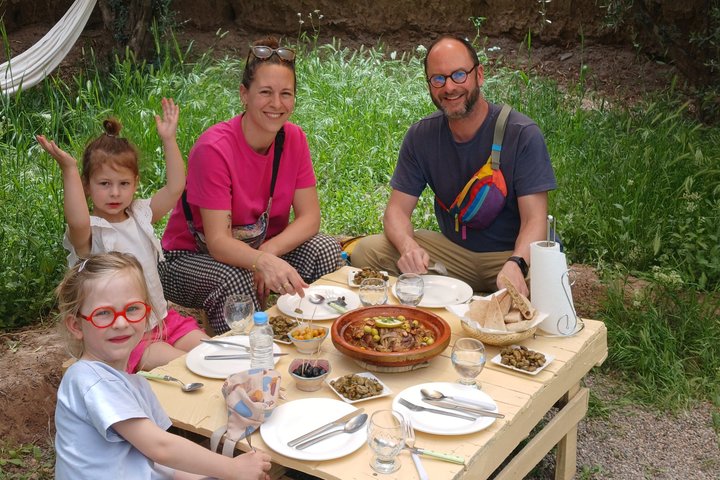 Private Skoura Oasis Wanderung und hausgemachte Mahlzeit mit Einheimischen
