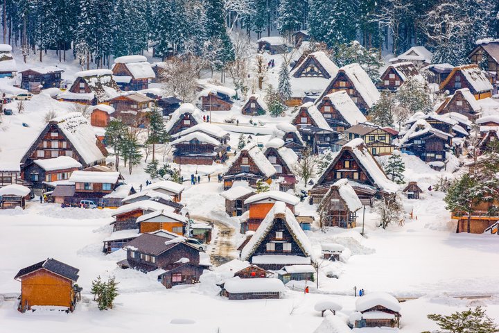 Shirakawago & Kanazawa från Kanazawa