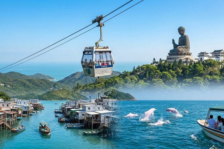 Best Seller : Teleférico VIP Lantau Tai O Tour Priority, Gran Buda