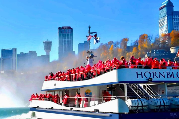Niagara Falls Canada Day Tour fra Toronto + båttur alternativ