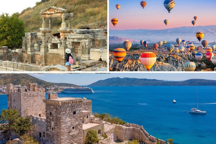 Meraviglie della Turchia: Tour a Bodrum, Cappadocia, Pamukkale, Efeso
