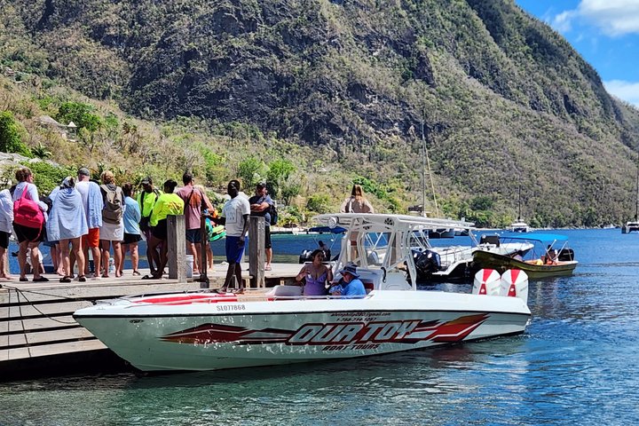 Land og sjø tur St Lucia