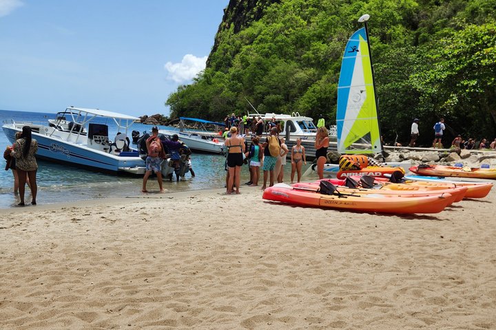 Land og sjø tur St Lucia