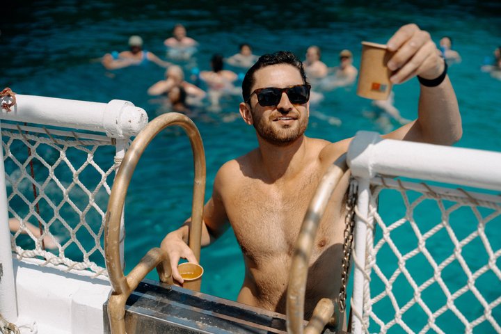Croisière d'un jour depuis Corfou, baignade et BBQ
